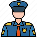 policeman, police, officer, cop, man, military, professional, person