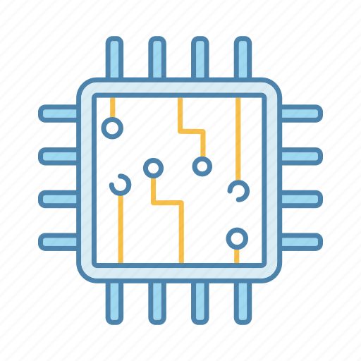 Chip, circuit, cpu, microchip, microcircuit, microprocessor, processor icon - Download on Iconfinder