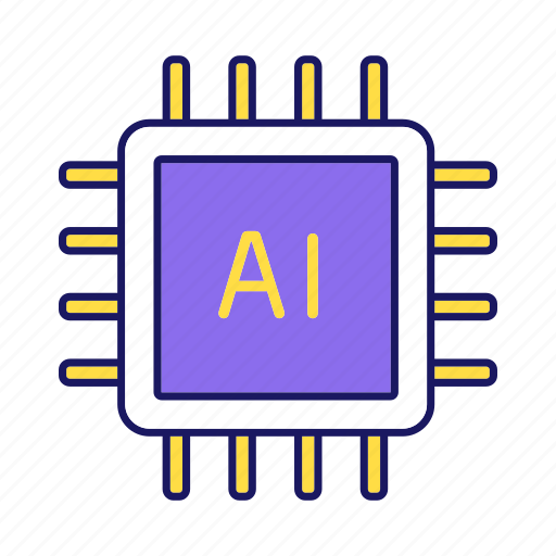 Artificial intelligence, chip, cpu, digital, microchip, microprocessor, processor icon - Download on Iconfinder