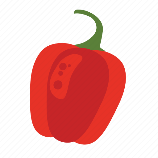 Cooking, food, kitchen, pepper, red, vegetable, veggies icon - Download on Iconfinder