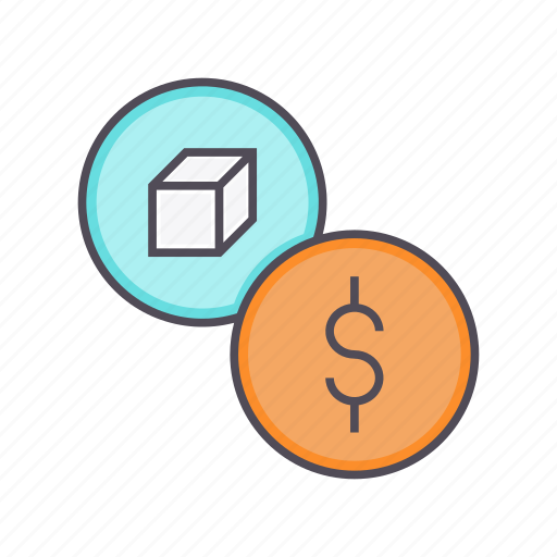 Cost, dollar, financial, package, price, product, trade icon - Download on Iconfinder