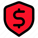 secure, payment, shield, money, insurance, safety