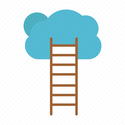Business, career, growth, heaven, ladder, stairs icon - Download on Iconfinder