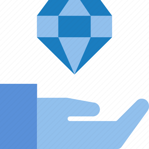 Diamond, hand, jewelry, quality icon - Download on Iconfinder