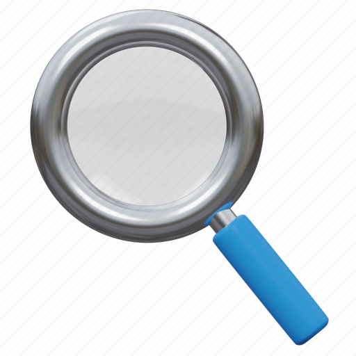 Finder, digital, focus, search, magnifying, glass, zoom 3D illustration - Download on Iconfinder
