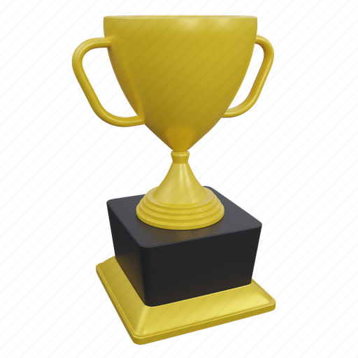 Trophy, cup, competition, award, winner, champion, prize 3D illustration - Download on Iconfinder