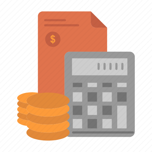 Accumulation, business, calculator, coins, debt, investment, savings icon - Download on Iconfinder