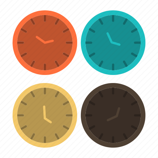 Business, clock, clocks, office, time, wall, world icon - Download on Iconfinder