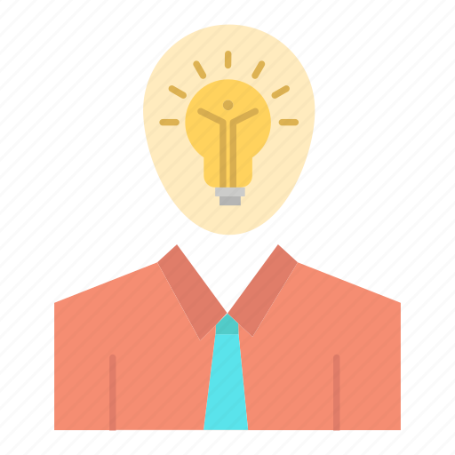 Growth, idea, light, man, success icon - Download on Iconfinder