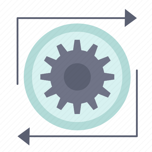 Business, gear, management, operation, process icon - Download on Iconfinder