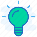 bulb, idea, light, light bulb, productivity, shine