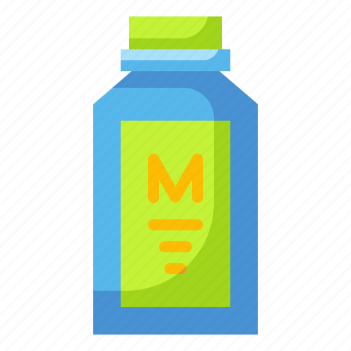 Beverage, bottle, drink, flask, food, milk, package icon - Download on Iconfinder