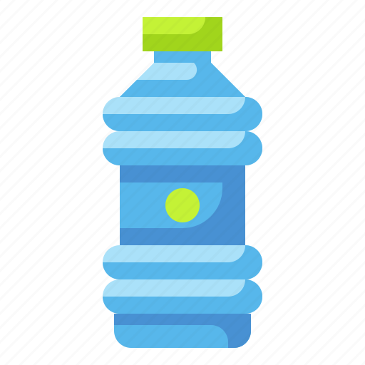 Aqua, bottle, drink, flask, plain, plastic, water icon - Download on Iconfinder