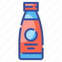aqua, bottle, drink, flask, package, plain, water