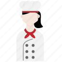 chef, female, profession