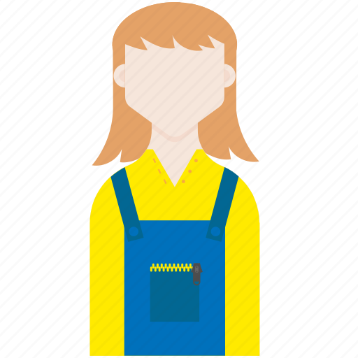 Female, profession, repairer, repairman icon - Download on Iconfinder