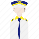 male, pilot, profession