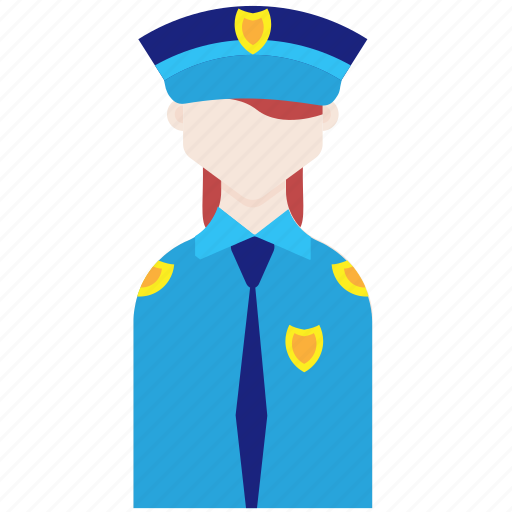 Cop, police, policeman, profession, woman icon - Download on Iconfinder