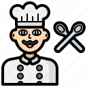 chef, user, avatar, hat, restaurant, occupation