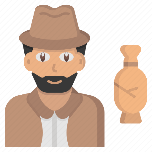 Archaeologist, jobs, avatar, person, profession, occupation icon - Download on Iconfinder