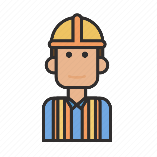 Builder, contractor, foreman, job, man, profession, worker icon - Download on Iconfinder