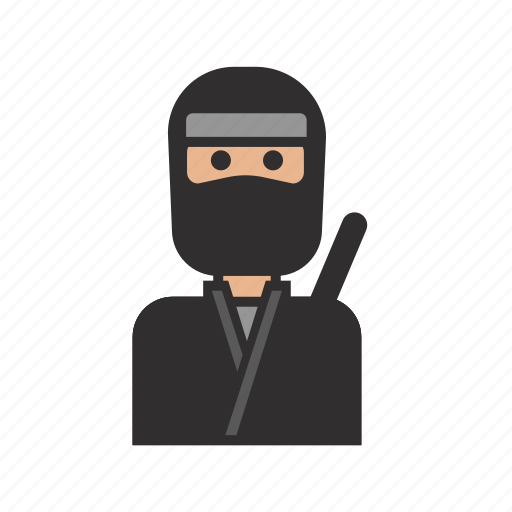 Job, man, ninja, profession, shinobi icon - Download on Iconfinder