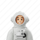 astronout, avatar, profession, professional, character, male, person, profile, work