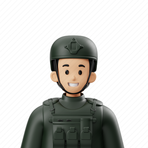 Soldier, avatar, profession, professional, character, male, person icon - Download on Iconfinder