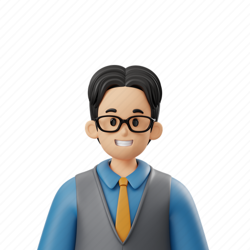 Teacher, avatar, education, profession, professional, character, male icon - Download on Iconfinder