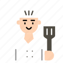 profession, male, chef, cooking, cook, kitchen, food, job, office