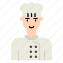 profession, male, chef, cooking, cook, kitchen, food, job, avatar