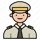 profession, liner, captain, job, career, man, work, person, office