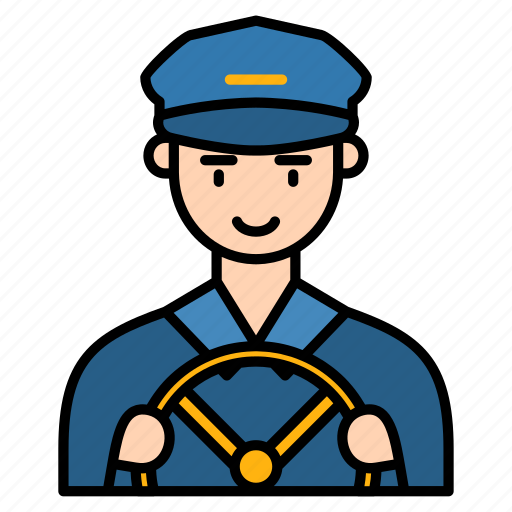 Profession, liner, car, driver, transport, taxi, vehicle icon - Download on Iconfinder