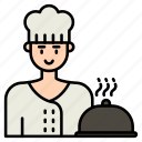 profession, liner, male, chef, cooking, cook, food, kitchen, job