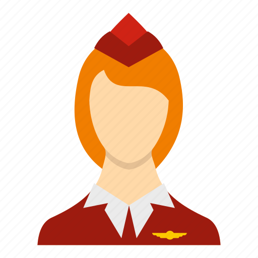 Air, airline, attendant, flight, hostess, stewardess, uniform icon - Download on Iconfinder