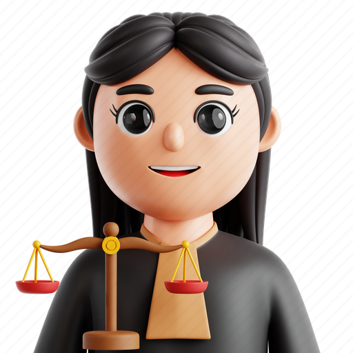 Lawyer, 3d icon, 3d render, 3d illustration, profession, professional, occupation 3D illustration - Download on Iconfinder