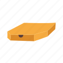 paper, box, flat, icon, packaging, pizza, fast, food, delivery