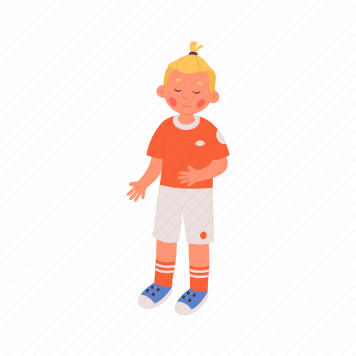 Football, player, flat, icon, child, profession, kid icon - Download on Iconfinder