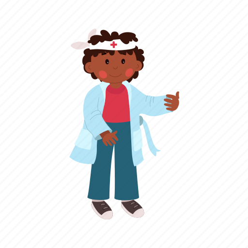 Doctor, flat, icon, rob, hospital, medicine, child icon - Download on Iconfinder