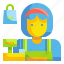 avatar, cashier, commerce, job, profression, shop, user 