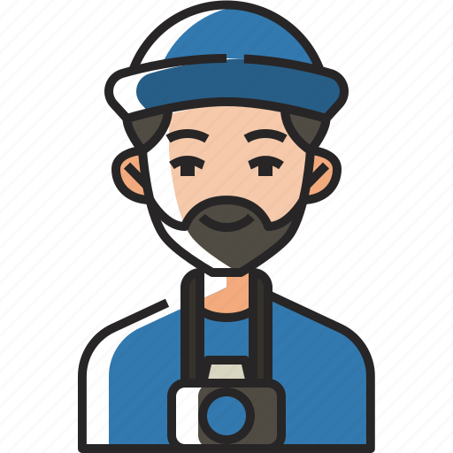 Photographer, camera, photography, photo, video, man, avatar icon - Download on Iconfinder