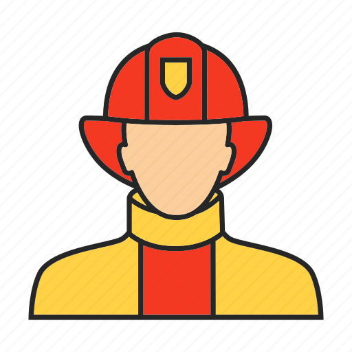 Fighter, fire, firefighter, firefighting, fireman, man, profession icon - Download on Iconfinder