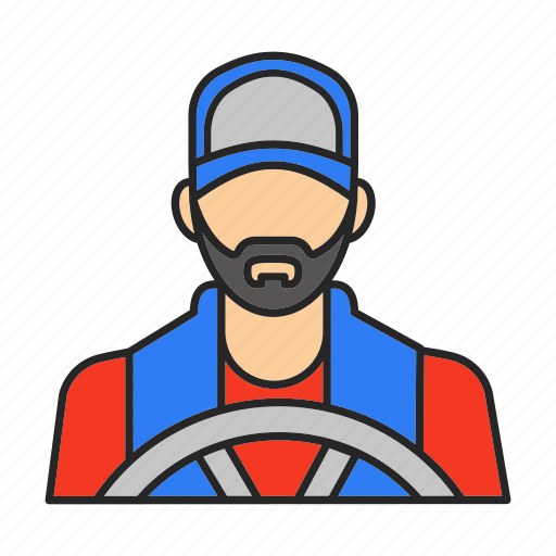 Driver, job, man, profession, taxi, vehicle, сar icon - Download on Iconfinder