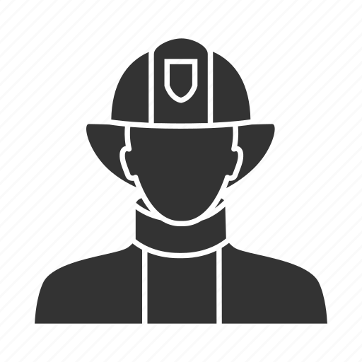 Fighter, fire, firefighter, firefighting, fireman, man, profession icon - Download on Iconfinder