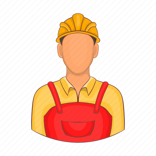 Builder, cartoon, construction, man, person, work, worker icon - Download on Iconfinder