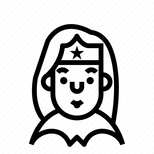 Profile, superwoman, user, avatar icon - Download on Iconfinder