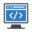 coding, internet, monitor, programming, webpage