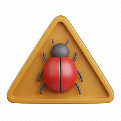 Bug, virus, malware, data, insect, cloud, security 3D illustration - Download on Iconfinder