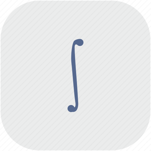 Function, integral, math, rounded, square icon - Download on Iconfinder