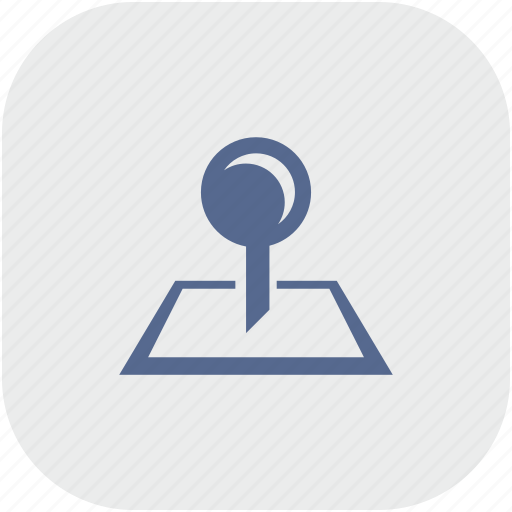 Map, pointer, rounded, square icon - Download on Iconfinder